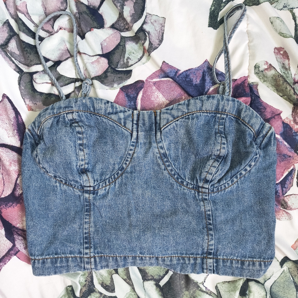 Denim Blue Women's Top